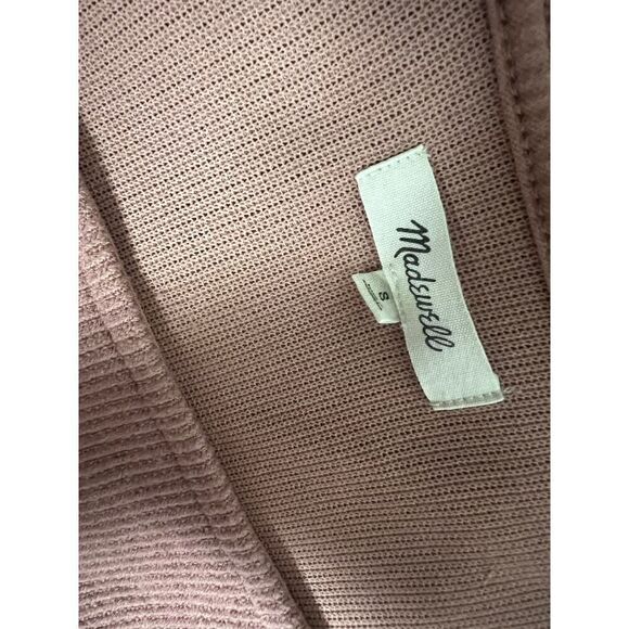 MADEWELL Ottoman Rib Square-Neck Top size small - Picture 6 of 11